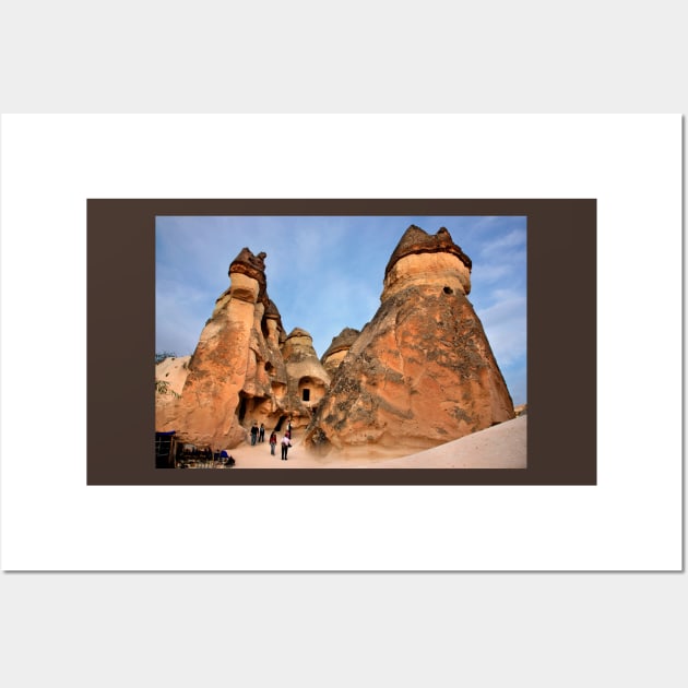Fairy chimneys in Pasabag - Cappadocia Wall Art by Cretense72